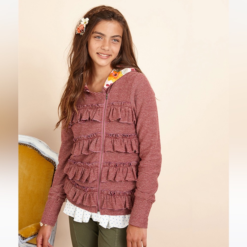 Matilda Jane Clothing | Red Half Past One Jacket - Girls - Picture 3 of 11